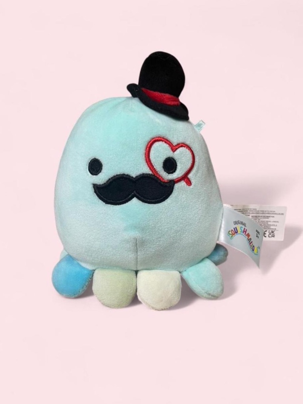 BOGO FREE ✨ Squishmallows Eiko Octopus 5” Valentine’s Day Plush VGUC Kawaii